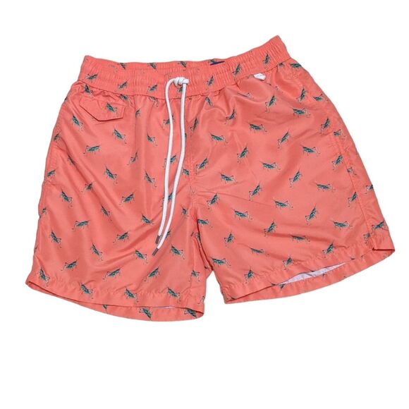 Polo Ralph Lauren men's cricket grasshopper print swim shorts poly size Medium - Picture 11 of 11